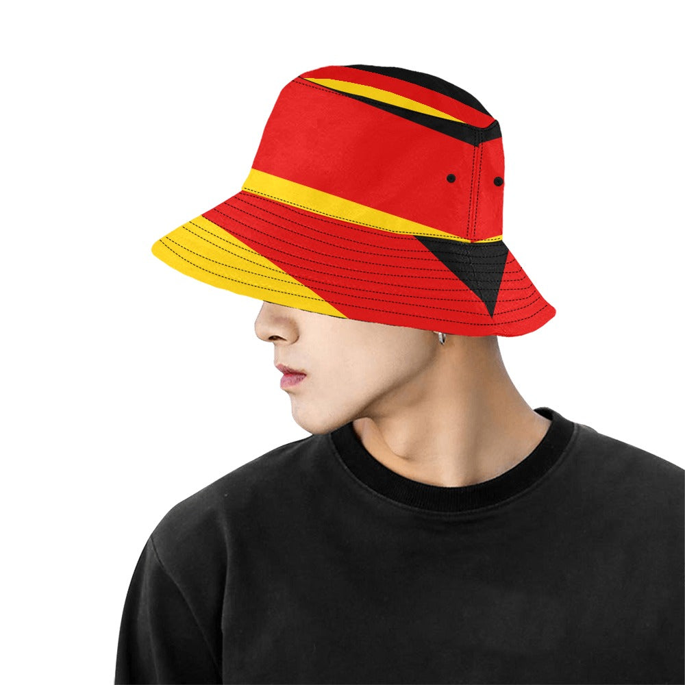 Stylish Men's Germany Flag Bucket Hat - Chino Cotton Twill, Comfortable & Fashionable