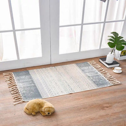 Nordic Style Cotton/Linen Rug