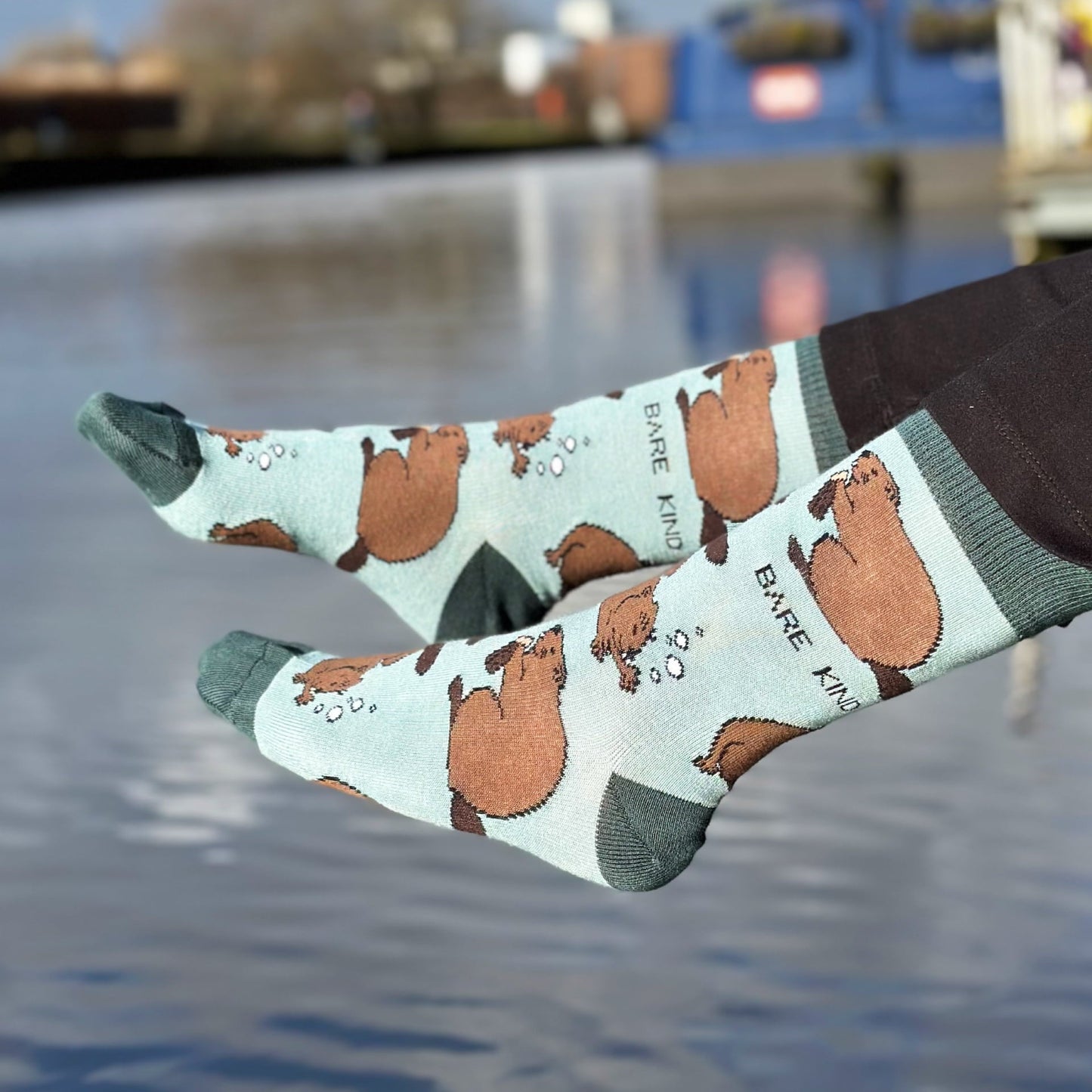 Save the Beavers Bamboo Socks