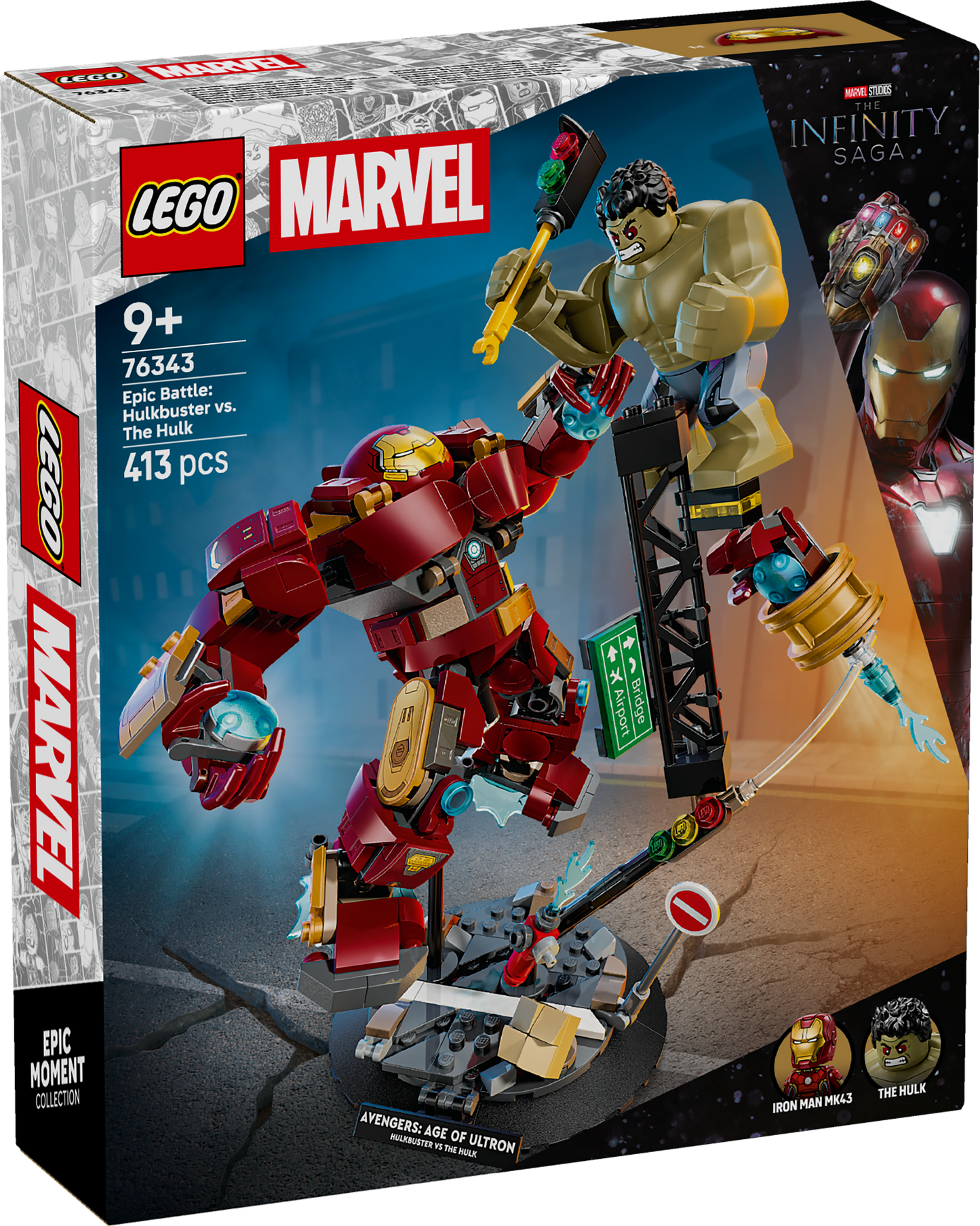 LEGO Marvel: Epic Battle: Hulkbuster v. The Hulk (76343)
