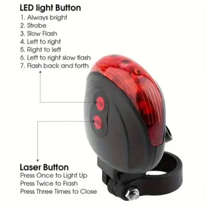 Waterproof Bicycle Tail-light