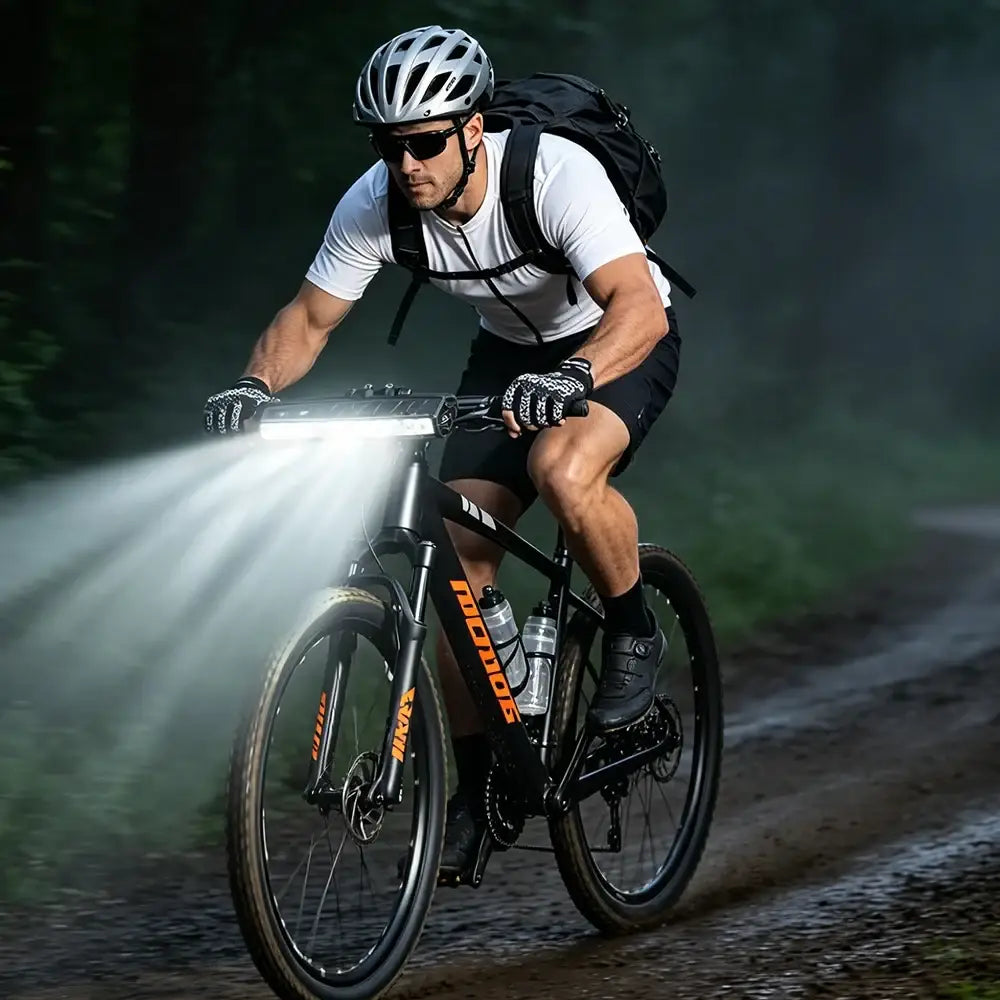 10000-Lumen Bicycle Front Light (Rechargeable)