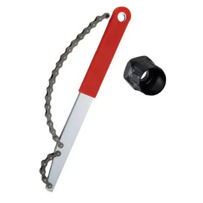 Bicycle Repair Tool Set with Chain Breaker, Spoke Wrench, Bottom Bracket & Freewheel Removal Tools