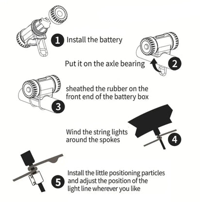 Bicycle Wheel Spoke & Valve Lights