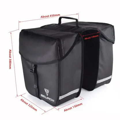 25/34L Waterproof Bicycle Pannier Bags