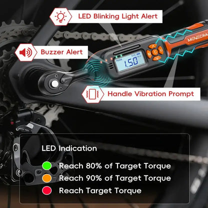 Bike Digital Torque Wrench Set (1/4″ Drive) (40pcs)