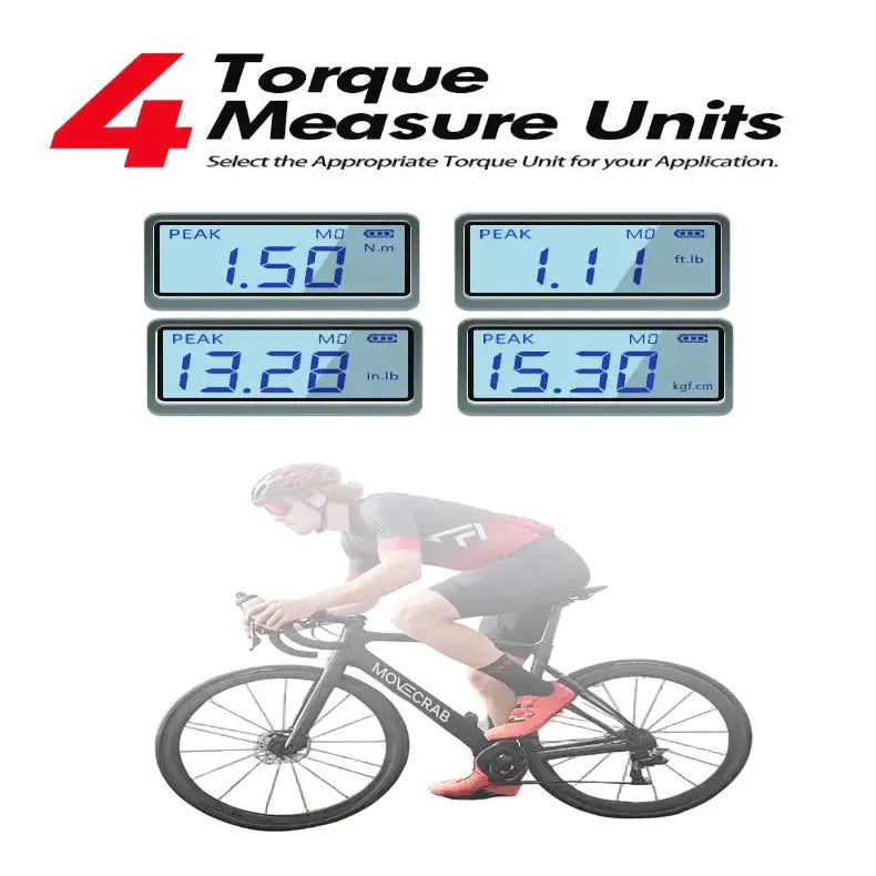 Bike Digital Torque Wrench Set (1/4″ Drive) (40pcs)