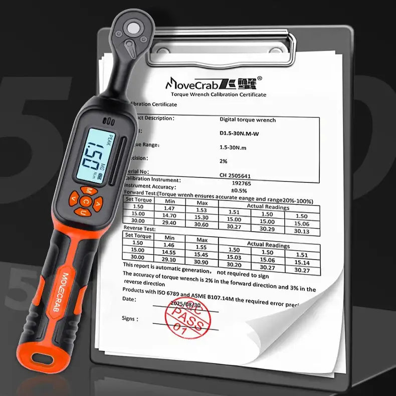 Bike Digital Torque Wrench Set (1/4″ Drive) (40pcs)