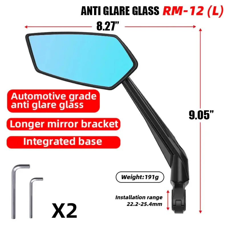 Bike Rear View Mirror 360° Adjustable (different models available)