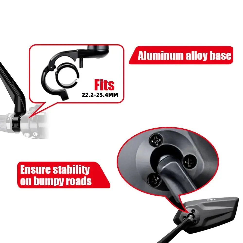 Bike Rear View Mirror 360° Adjustable (different models available)