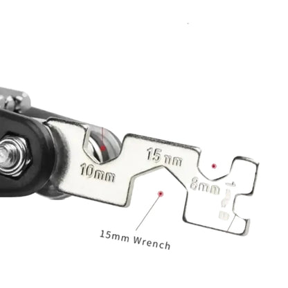 16-in-1 Bicycle Repair Kit with Mini Pump