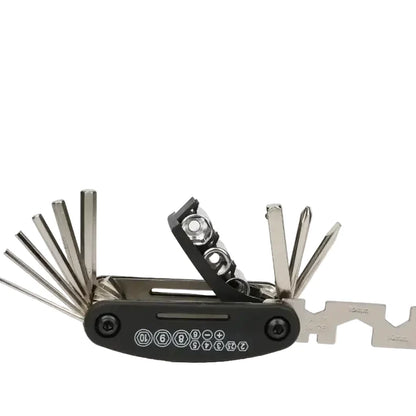 16-in-1 Bicycle Repair Kit with Mini Pump