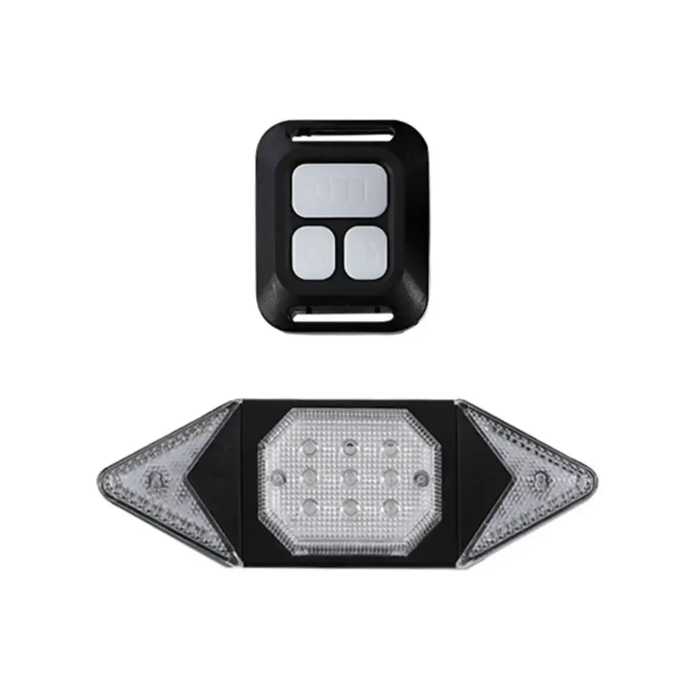 Wireless Remote-Controlled Bicycle Smart Taillight with Turn Signals (USB Rechargeable)