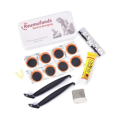 Bicycle Tyre Tube Puncture Repair Kit with Box