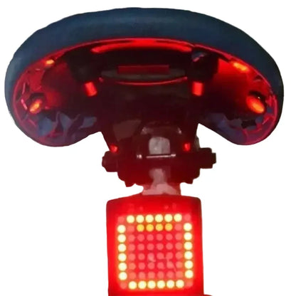 Wireless Bike Tail Light with Remote Control (USB Rechargeable)