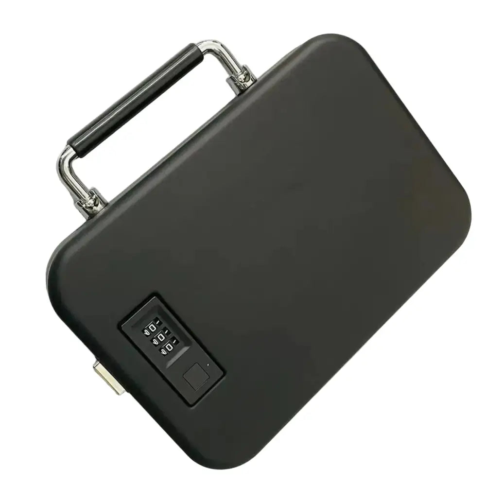 Biometric Gun Safe Box – Mini Fingerprint & Password Vault