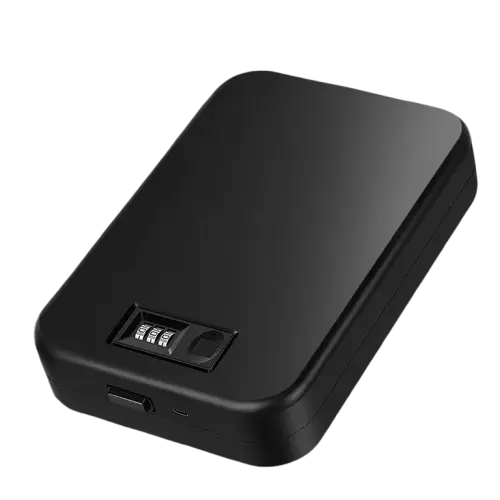 Biometric Gun Safe Box – Mini Fingerprint & Password Vault