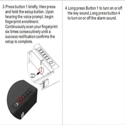 Biometric Portable Gun Safe Box
