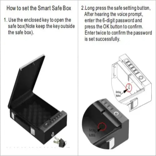 Biometric Portable Gun Safe Box