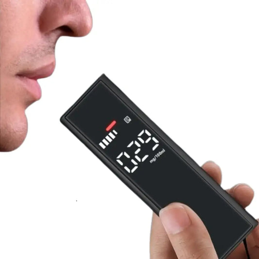 Black Alcohol Tester – Electronic Breathalyzer