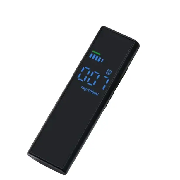 Black Alcohol Tester – Electronic Breathalyzer