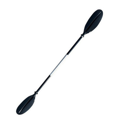 Black 222cm Adjustable Boat Oar Kayak Canoe Paddle Detachable