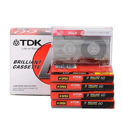 Blank Audio Cassette Tapes - 60min (10PCS)