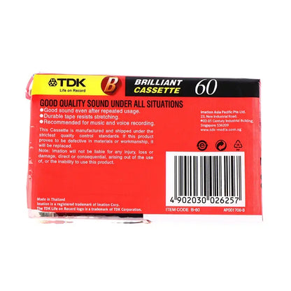 Blank Audio Cassette Tapes - 60min (10PCS)
