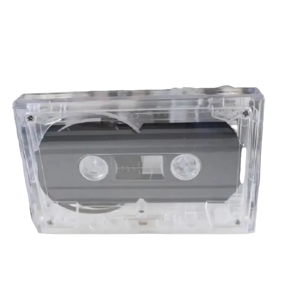 60 Minute Blank Transparent Cassette Tape for Audio Recording