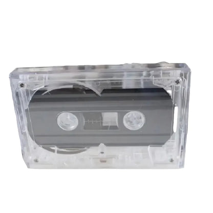 60 Minute Blank Transparent Cassette Tape for Audio Recording