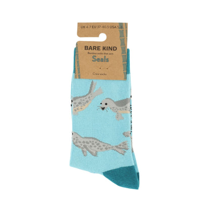 Save the Blue Seals Bamboo Socks