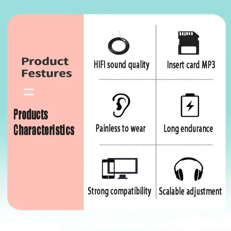 Bluetooth 5.0 Folding Wireless Headset (5 colours available)