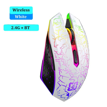 Bluetooth 5.2 RGB Dual-Mode Wireless Gaming Mouse (different models available)