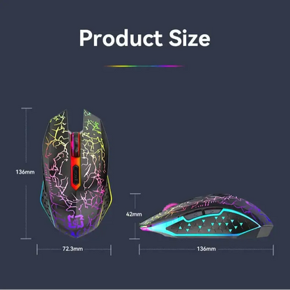 Bluetooth 5.2 RGB Dual-Mode Wireless Gaming Mouse (different models available)