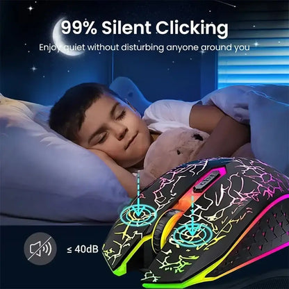 Bluetooth 5.2 RGB Dual-Mode Wireless Gaming Mouse (different models available)