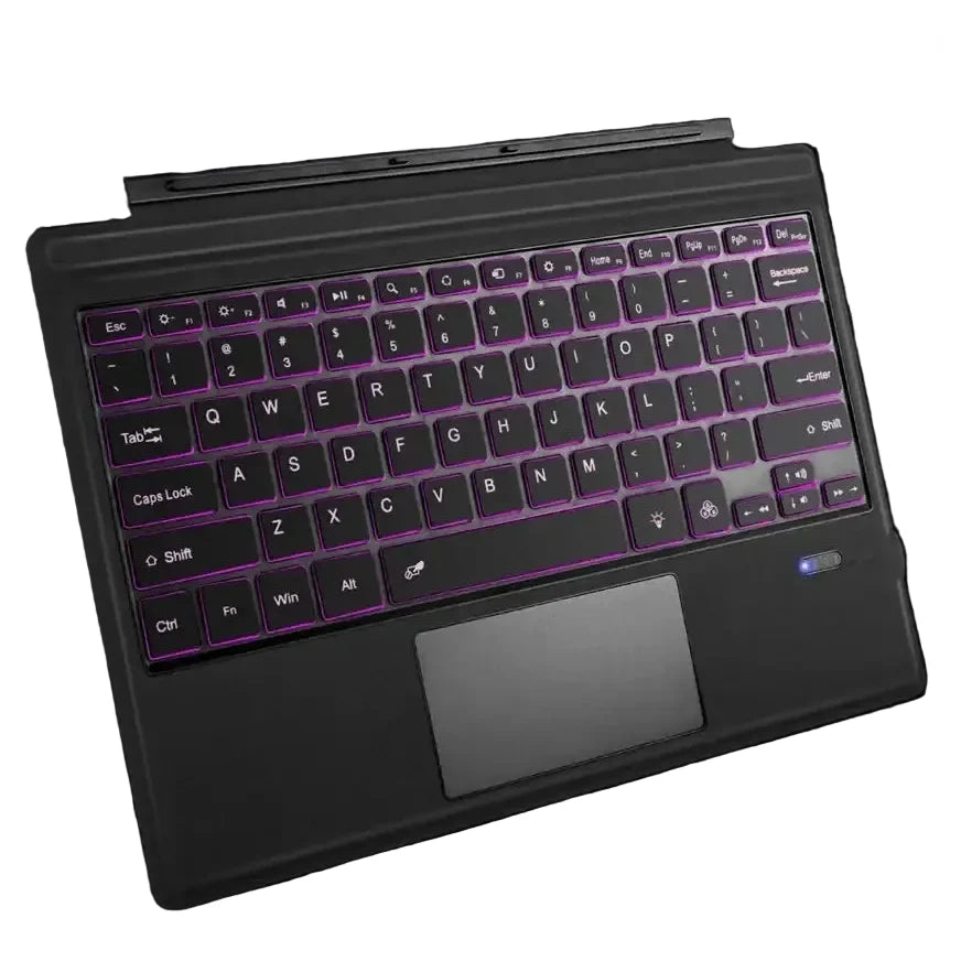 Bluetooth Backlit Keyboard with Touchpad for Microsoft Surface Pro 3–11, Pro X & Pro 7+