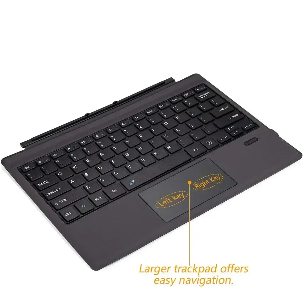 Bluetooth Backlit Keyboard with Touchpad for Microsoft Surface Pro 3–11, Pro X & Pro 7+