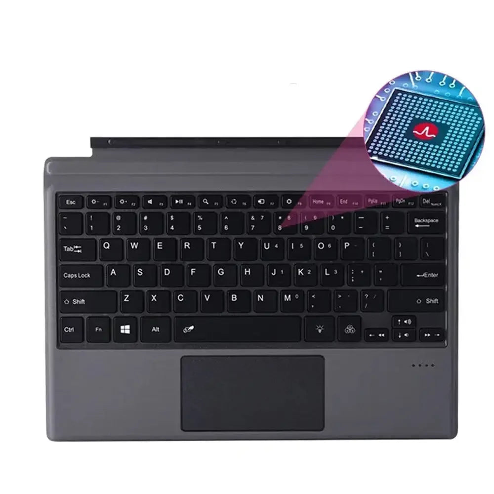 Bluetooth Backlit Keyboard with Touchpad for Microsoft Surface Pro 3–11, Pro X & Pro 7+