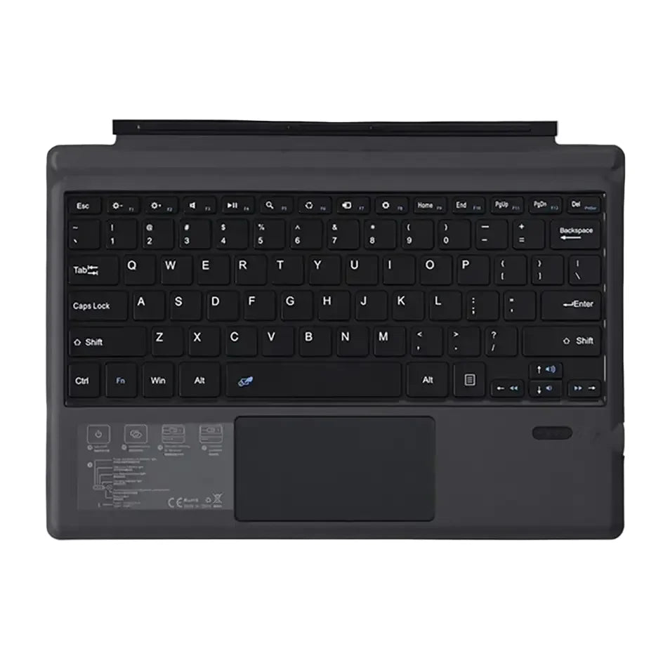 Bluetooth Backlit Keyboard with Touchpad for Microsoft Surface Pro 3–11, Pro X & Pro 7+