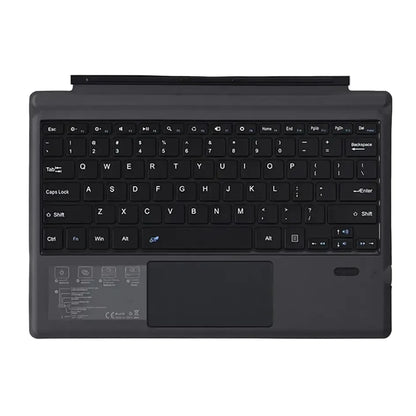 Bluetooth Backlit Keyboard with Touchpad for Microsoft Surface Pro 3–11, Pro X & Pro 7+