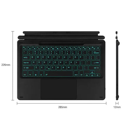 Bluetooth Backlit Keyboard with Touchpad for Microsoft Surface Pro 8, 9, 10, 11 & Pro X