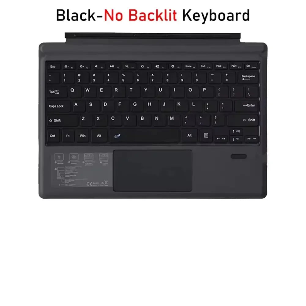 Bluetooth Detachable Slim Cover Keyboard for Microsoft Surface Pro 3–11, Pro X & Pro 7+