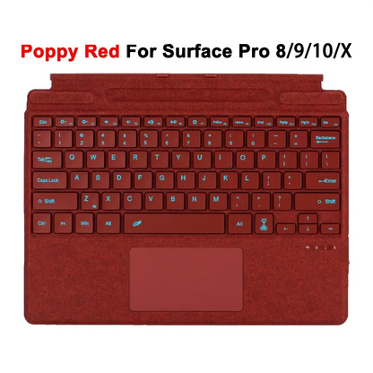 Bluetooth Detachable Slim Cover Keyboard for Microsoft Surface Pro 3–11, Pro X & Pro 7+