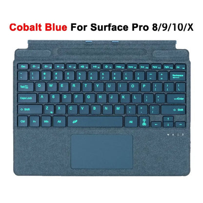 Bluetooth Detachable Slim Cover Keyboard for Microsoft Surface Pro 3–11, Pro X & Pro 7+