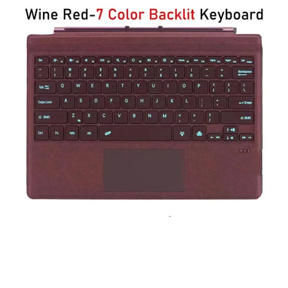 Bluetooth Detachable Slim Cover Keyboard for Microsoft Surface Pro 3–11, Pro X & Pro 7+