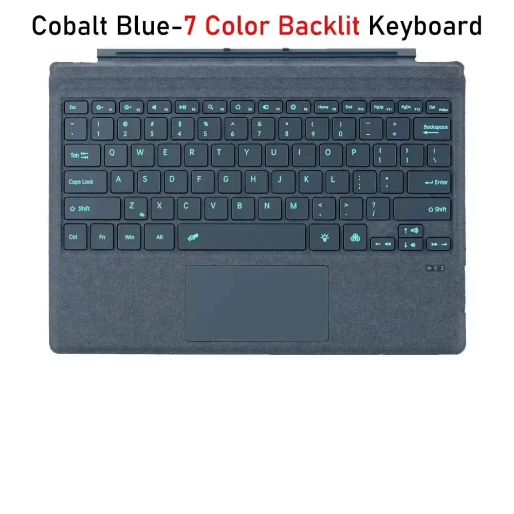 Bluetooth Detachable Slim Cover Keyboard for Microsoft Surface Pro 3–11, Pro X & Pro 7+