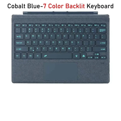 Bluetooth Detachable Slim Cover Keyboard for Microsoft Surface Pro 3–11, Pro X & Pro 7+