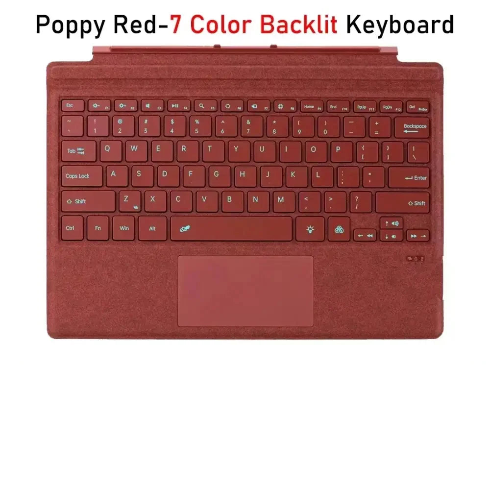 Bluetooth Detachable Slim Cover Keyboard for Microsoft Surface Pro 3–11, Pro X & Pro 7+