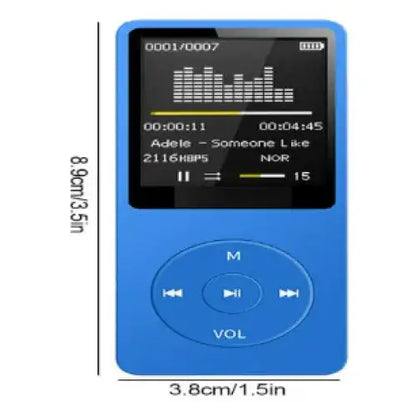 Bluetooth MP3 Player with FM Radio (available in 6 colours)
