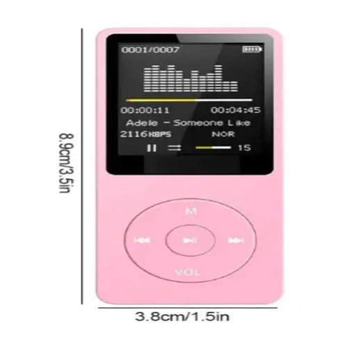 Bluetooth MP3 Player with FM Radio (available in 6 colours)